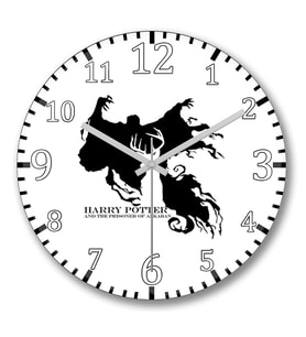 Harry Potter6 Duvar Saati Bombeli Gercek Cam