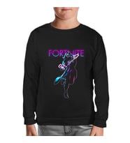 Fortnite - Deriva Siyah Çocuk Sweatshirt