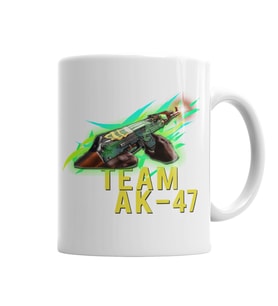 Cs Go Counter Strike Team AK-47 Kupa Bardak Porselen