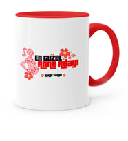 BK Gift Kişiye Özel En Güzel Anne Adayı Kırmızı Kupa Bardak  3