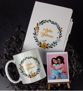 Kişiye Özel Defter Kalem Kupa Ve Fotoğraflık Seti 85968