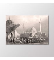 Arty Tablo Beyazıt Camii ve Serasker Kapısı Tablo (Karışık)