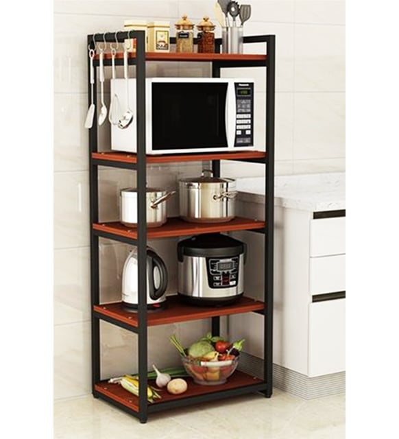 MDF 60*160*40 Bade Mutfak Düzenleyici Açık Raf Ceviz