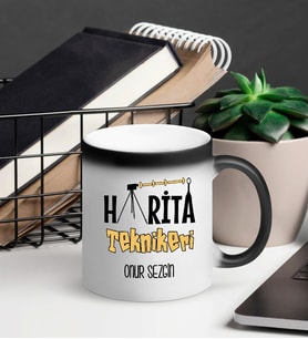 Harita Teknikeri Sihirli Kupa Bardak