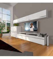 Decoraktiv Ekoflex 8 Mdf Tv Ünitesi Tv Sehpası (Beyaz)