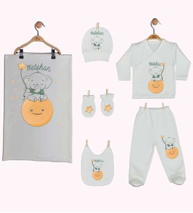 Pia Baby Gl 1932-07 İsme Özel Battaniye Zıbın Set
