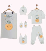 Pia Baby Gl 1932-07 İsme Özel Battaniye Zıbın Set