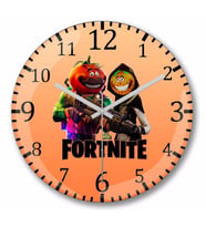 Fortnite Tomatohead Duvar Saati Bombeli Gercek Cam