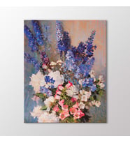 Arty Tablo Larkspur Tablo (Karışık)