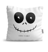 BK Gift Kişiye Özel Cute Terrible Tasarımlı Beyaz  Yastık  1
