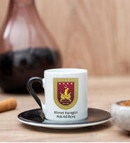Kara Kuvvetleri Siyah Türk Kahvesi Fincanı
