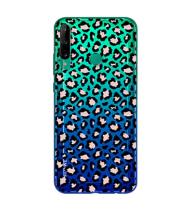 Leopar Tasarımlı Süper Şeffaf Silikon Telefon Kılıfı Huawei P40 Lite E