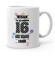 BK Gift Kişiye Özel İyi Ki Doğdun Beyaz Kupa Bardak  5