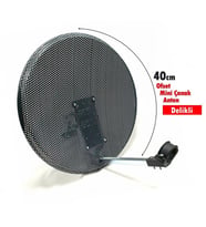 Antenci 40cm Delikli mini Çanak Anten + Next LNB + 10mt Kablo