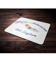 Kişiye Özel Yüzme Antrenörü Tasarımlı Mouse Pad (Renksiz)