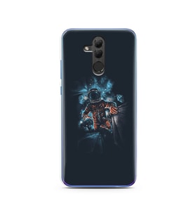 Uzay Boşluğu Tasarım Süper Şeffaf Silikon Telefon Kılıfı Huawei Honor 20 Lite 