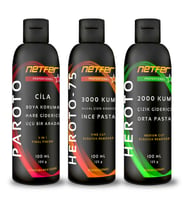 Netfer 3'lü İnce Orta Pasta Cila Set - 3x100 mL