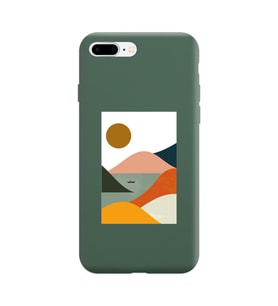 Koyu Yeşil Lansman Kılıf iPhone 8 Plus