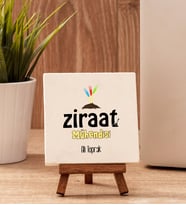 Ziraat Mühendisine Hediye Taş Dekor