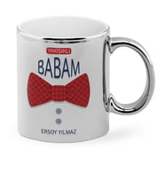 Babalar Gününe Özel Yakışıklı Babam Krom Kupa Bardak  2