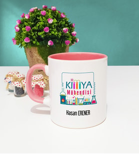 Kimya Mühendisi Kupa Bardak Pembe