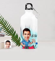 BK Gift Kişiye Özel Bay Antrenör Karikatürlü Metal Suluk 500 Ml 1