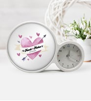 BK Gift Kişiye Özel Sevgililer Günü Saatli Sihirli Led Ayna Çerçeve  22