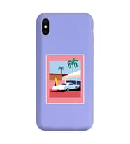 Lila Lansman Telefon Kılıfı Iphone XS
