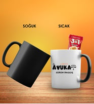 Avukat Tasarım Siyah Kupa
