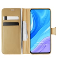 Microsonic Huawei P Smart Pro Kılıf Delux Leather Wallet Gold