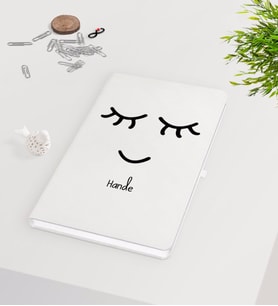 BK Gift Kişiye Özel Sevgililer Günü Beyaz Defter-102