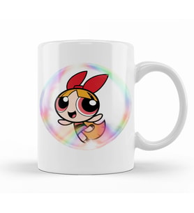 Bubbles Powerpuff Girls Kupa Bardak Porselen