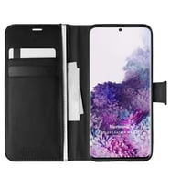 Microsonic Samsung Galaxy S20 Kılıf Delux Leather Wallet Siyah