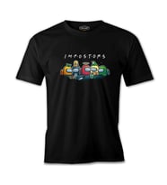 Among Us Impostors I Siyah Erkek Tshirt
