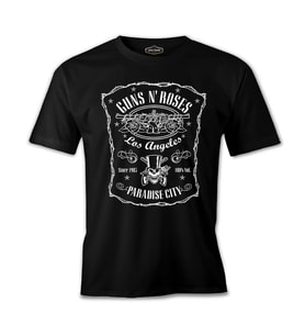 Guns N' Roses - Paradise City Siyah Erkek Tshirt