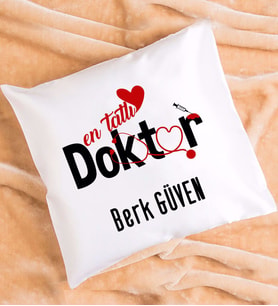 Mesajlı Doktor Hediye Yastık