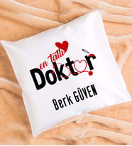 Mesajlı Doktor Hediye Yastık