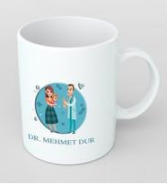 Doktorlar için Kupa Bardak Kişiye Özel Hediye AND12