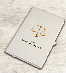 Kişiye Özel Mesleki Avukat Temalı Defter 81343
