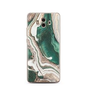 Yeşil Kumsal Tasarımlı Süper Şeffaf Silikon Telefon Kılıfı Huawei Mate 10 Pro