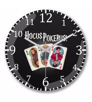 Harry Potter Hocus Pokerus Duvar Saati Bombeli Gercek Cam