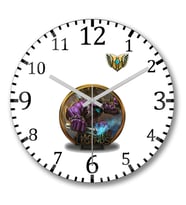 League Of Legends Dr Mundo Lol Duvar Saati Bombeli Gercek Cam