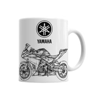 Motorsiklet Yamaha Yzf R25 Kupa Bardak Porselen