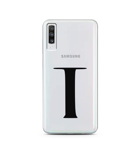 Samsung A70 Harf Tasarımlı Telefon Kılıfı T-Harfi 