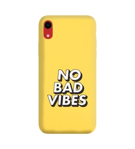 Iphone XR No Bad Tasarımlı Sarı Lansman Telefon Kılıfı