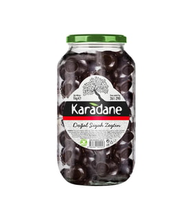Karadane Doğal Siyah Zeytin 261-290 Kalibre 1000 g e ST00288