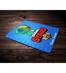 Kişiye Özel Brawl Stars Tasarımlı Leon Temalı Mouse Pad