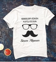 Babalar Günü Tişörtü Kişiye Özel