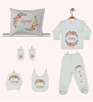 Pia Baby Gl 1946-08 İsme Özel Yastık Zıbın Set