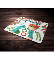 Kişiye Özel Çiçekçi Tasarımlı Mouse Pad (Renksiz)